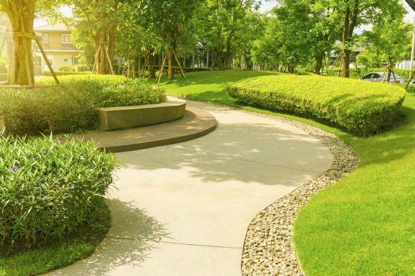 Cement Walkway Installation in Des Moines