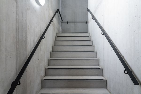 Cement Staircase Installation in Des Moines