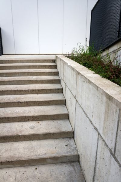 Cement Stair Installation in Des Moines