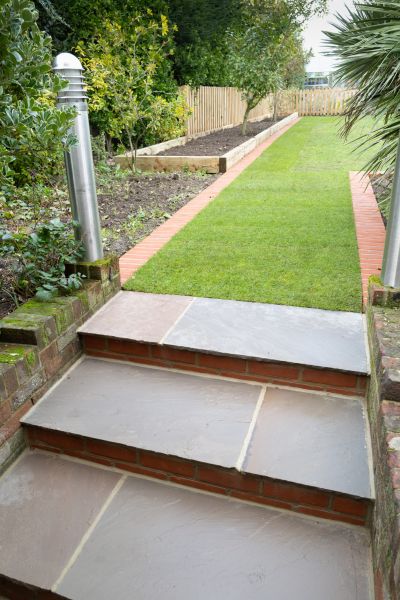 Backyard Steps Installation in Des Moines