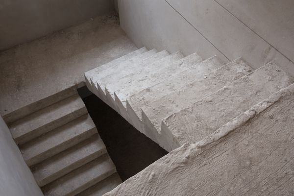 Cement Staircase Construction in Des Moines